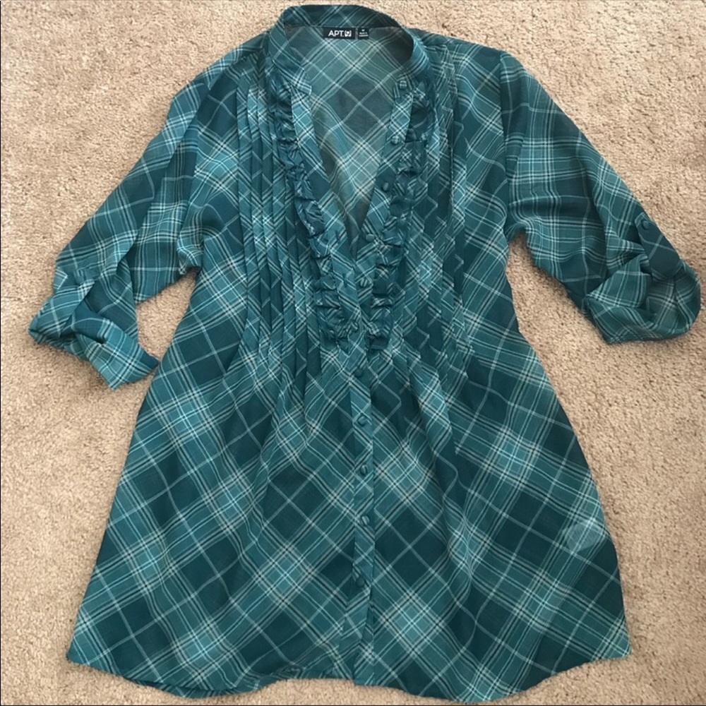 Apt. 9 chiffon tunic top